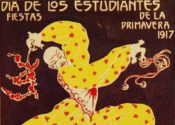 8. Día de los Estudiantes: Fiestas de la Primavera, 1917. Autor: Isaías Cabezón.
