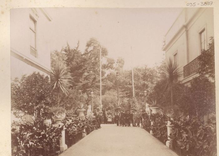 Parque Municipal de Valparaíso, hacia 1880.