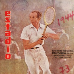 5. Pilo Facondi, tenista. Estadio, 1944